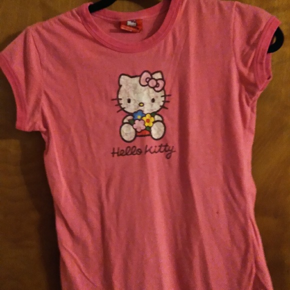 Hello Kitty Tops - Pink Hello Kitty muscle tee